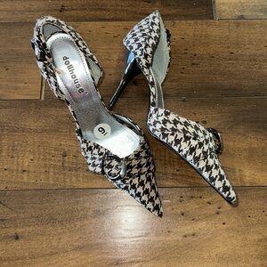 Houndstooth Heels